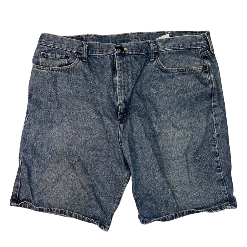 Wrangler Mens Relaxed Fit Denim Shorts Blue Mid Wash 606W3MS Size 42